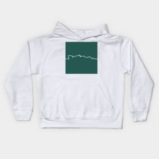 Aston Martin F1 Car Line Art - 2022 Model #2 Kids Hoodie